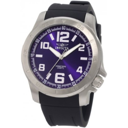 Invicta Specialty Blue Dial Black Polyurethane Men's Watch 1903 watches