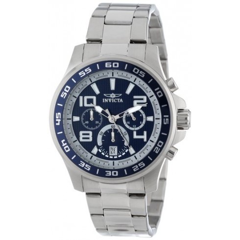 Invicta Specialty Blue Dial Men's Stainless Steel Watch 14332 watches