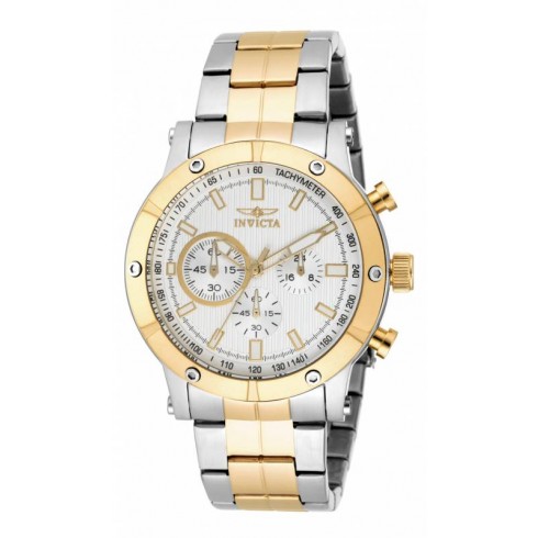 Invicta Specialty Chronograh Silver Dial Two-tone Men's Watch 18164 watches