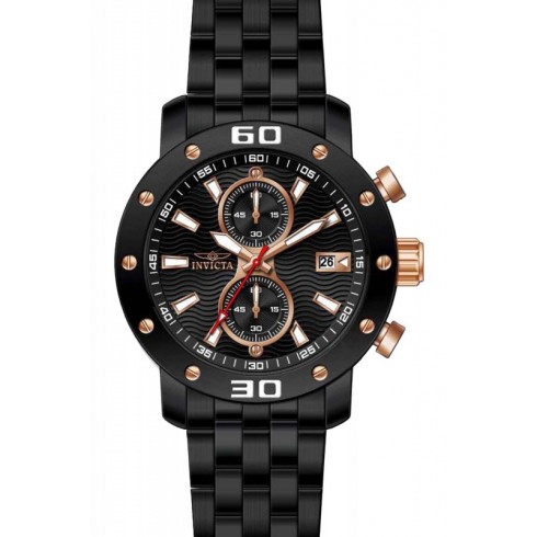 Invicta Specialty Chronograph Black Dial Black Ion-plated Men's Watch 17736 watches