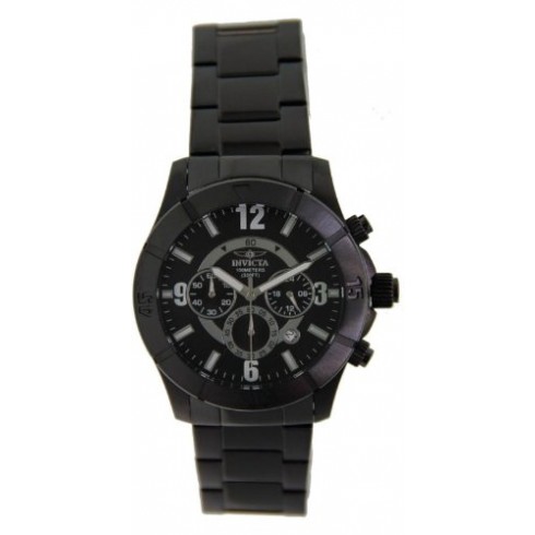 Invicta Specialty Chronograph Black Dial Black IP Stainless Steel Men's Watch 1425 watches