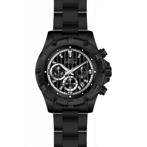 Invicta Specialty Chronograph Black Dial Black Silicone Men's Watch 15608 watches