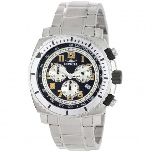 Invicta Specialty Chronograph Black Dial Stainless Steel Men's Watch 0616 watches