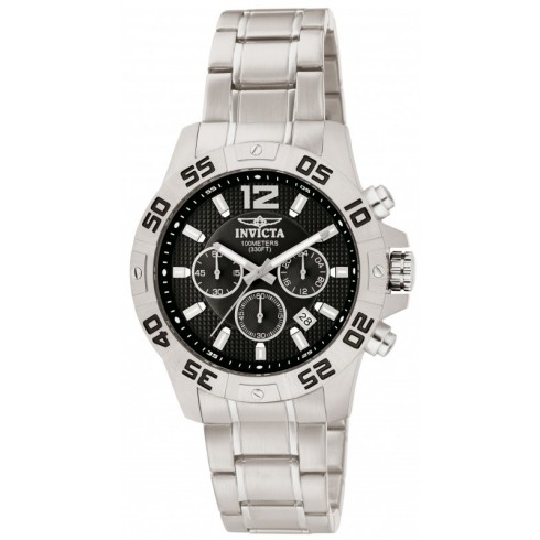 Invicta Specialty Chronograph Black Dial Stainless Steel Men's Watch 1501 watches
