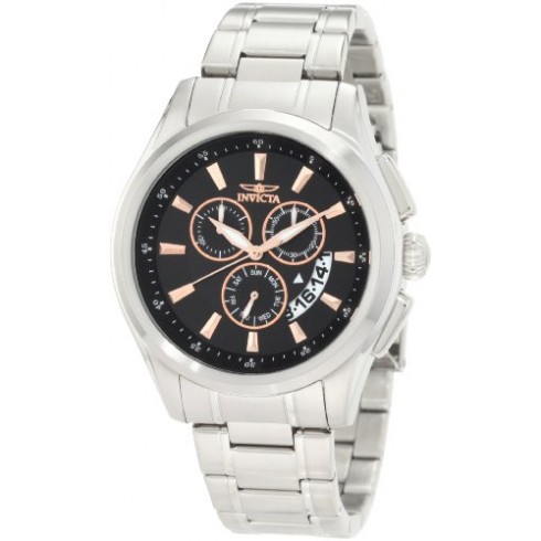 Invicta Specialty Chronograph Black Dial Stainless Steel Men's Watch 1976 watches