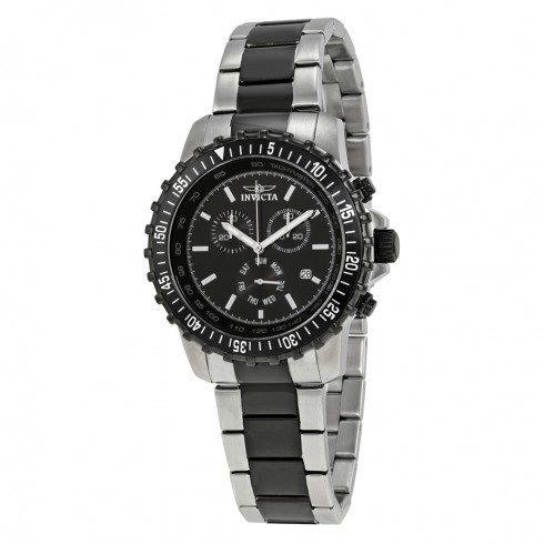 Invicta Specialty Chronograph Black Dial Two-tone Men's Watch 17068 watches