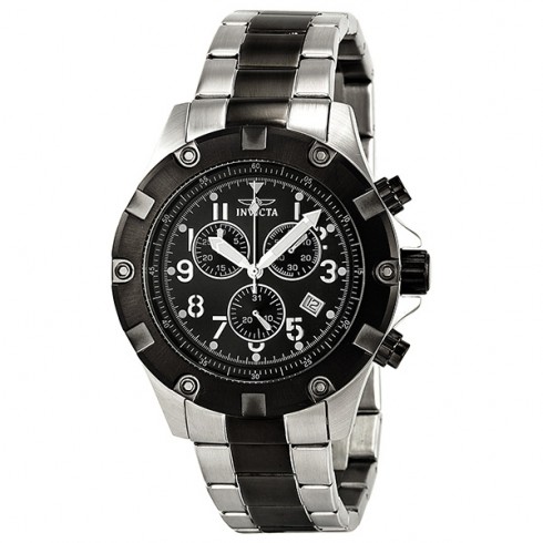 Invicta Specialty Chronograph Black Dial Two-Tone Bracelet Men's Watch 13618 watches