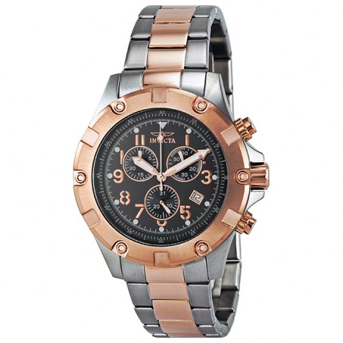 Invicta Specialty Chronograph Black Dial Two-Tone Men's Watch 13617 watches