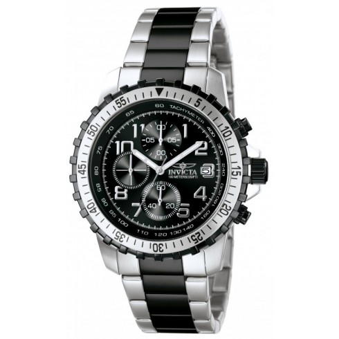 Invicta Specialty Chronograph Black Dial Two-tone Men's Watch 6398 watches