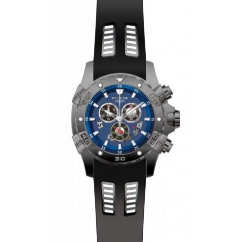 Invicta Specialty Chronograph Blue Dial Black Polyurethane Men's Watch 15860 watches