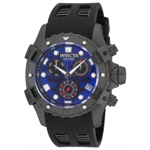 Invicta Specialty Chronograph Blue Dial Black Polyurethane Men's Watch 18862 watches