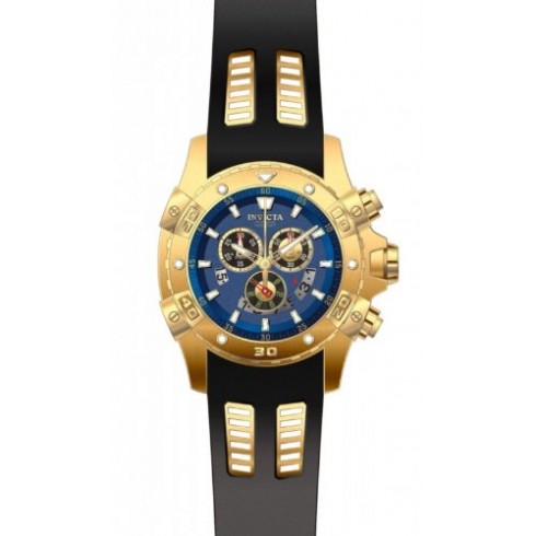 Invicta Specialty Chronograph Blue Dial Black Rubber Men's Watch 15856 watches