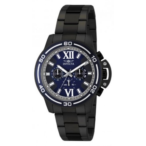 Invicta Specialty Chronograph Blue Dial Gunmetal Ion-plated Men's Watch 15061 watches