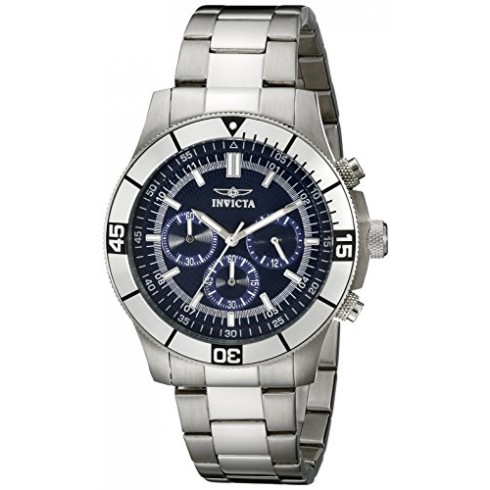 Invicta Specialty Chronograph Blue Dial Stainless Steel Men's Watch 12840 watches