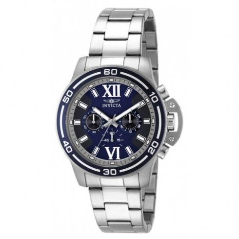 Invicta Specialty Chronograph Blue Dial Stainless Steel Men's Watch 15057 watches