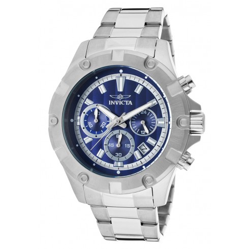 Replica Invicta Specialty Chronograph Blue Dial Stainless Steel Men's Watch 15603 Watch