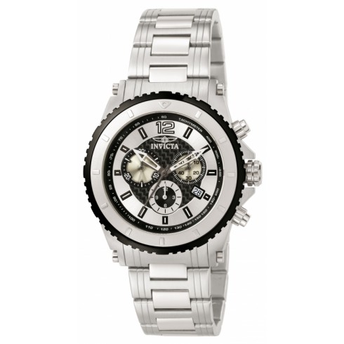 Invicta Specialty Chronograph Carbon Fiber Dial Stainless Steel Men's Watch 1008 watches
