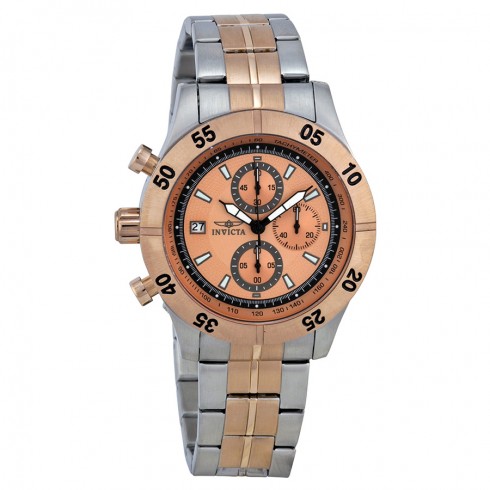 Replica Invicta Specialty Chronograph Champagne Dial Two-tone Steel Men's Watch 11277 Watch