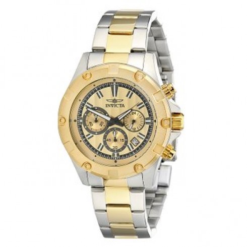 Invicta Specialty Chronograph Gold Dial Two-tone Men's Watch 15604 watches