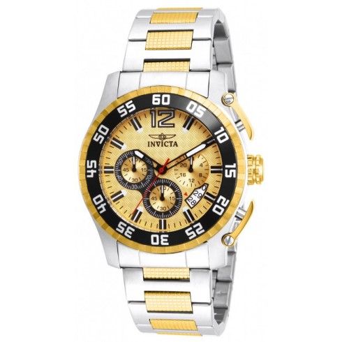 Replica Invicta Specialty Chronograph Gold Dial Two-tone Men's Watch 16651 Watch