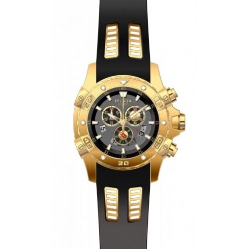 Invicta Specialty Chronograph Grey Dial Black Rubber Men's Watch 15857 watches