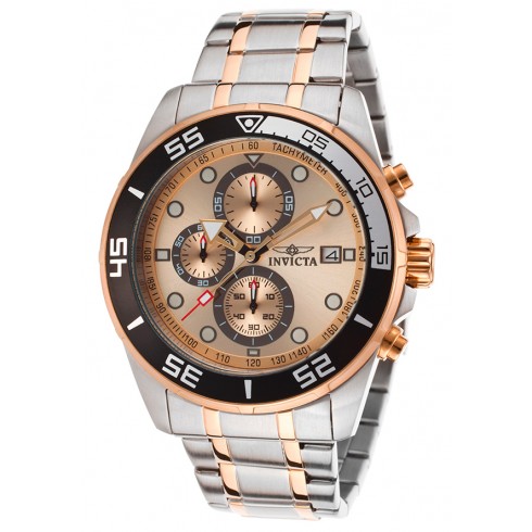 Invicta Specialty Chronograph Rose Dial Two-tone Men's Watch 17015 watches