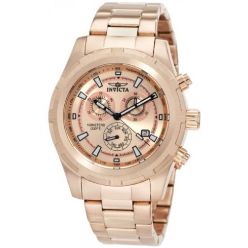 Invicta Specialty Chronograph Rose Gold-tone Dial Rose Gold-tone PVD Men's Watch 1562 watches