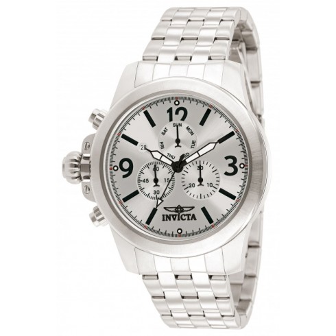 Invicta Specialty Chronograph Silver Dial Stainless Steel Men's Watch 10056 watches