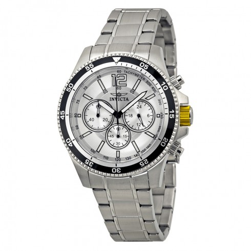 Invicta Specialty Chronograph Silver Dial Stainless Steel Men's Watch 13975 watches