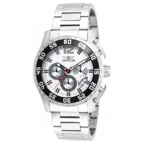 Invicta Specialty Chronograph Silver Dial Stainless Steel Men's Watch 16649 watches