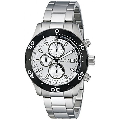 Replica Invicta Specialty Chronograph Silver Dial Stainless Steel Men's Watch 17749 Watch