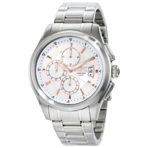 Invicta Specialty Chronograph Silver-tone Dial Stainless Steel Men's Watch 1481 watches