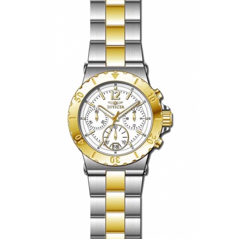 Invicta Specialty Chronograph White Dial Two-tone Ladies Watch 14855 watches