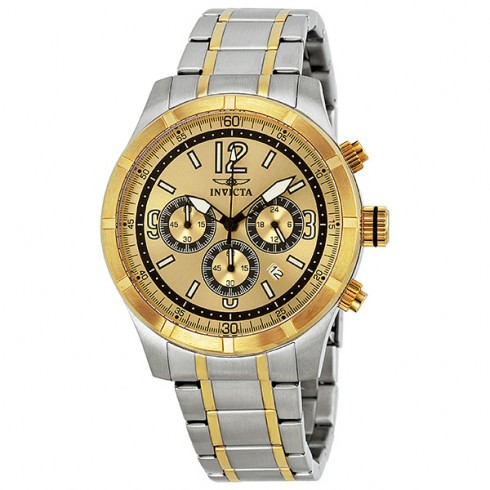 Invicta Specialty Classic Chronograph Gold Dial Men's Watch 11374 watches