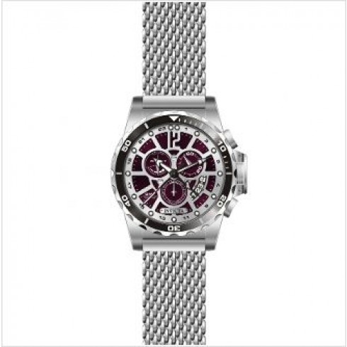 Invicta Specialty GMT Multi-Function Burgundy Dial Stainless Steel Men's Watch 80266 watches