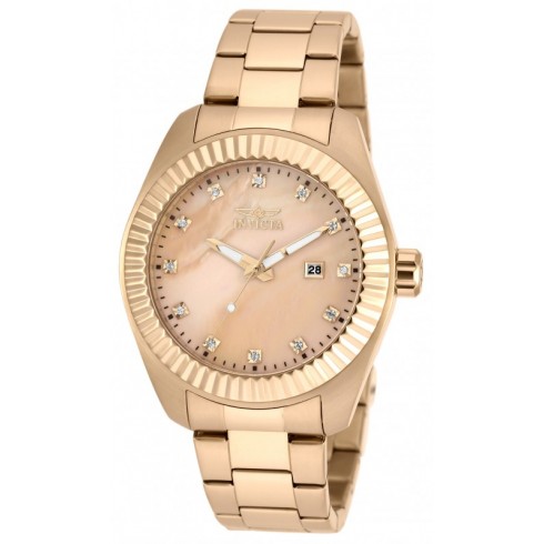 Invicta Specialty Gold Mother of Pearl Dial Gold-plated Men's Watch 20355 watches