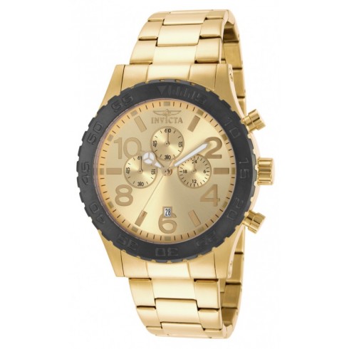 Invicta Specialty Gold-Tone Stainless Steel Chronograph Men's Watch 15160 watches