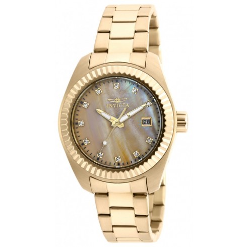 Invicta Specialty Lady Gold Mother of Pearl Dial Gold-plated Ladies Watch 20352 watches