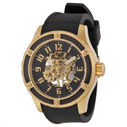 Invicta Specialty Mechanical Skeleton Dial Black Silicone Men's Watch 16279 watches