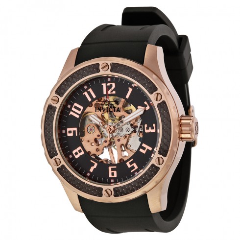 Invicta Specialty Mechanical Skeleton Dial Black Silicone Men's Watch 16280 watches