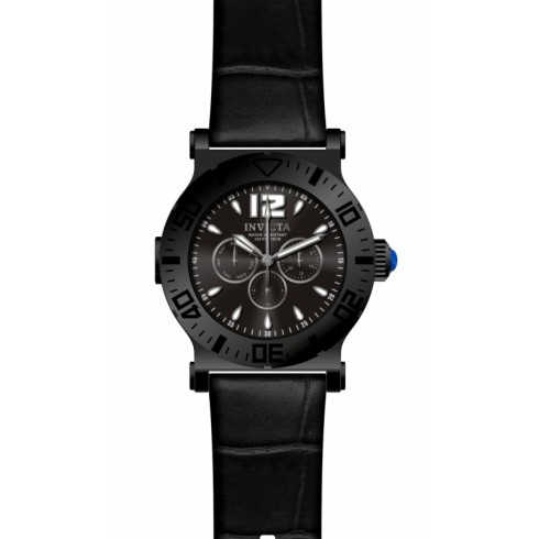 Invicta Specialty Multi-Function Black Dial Black Leather Men's Watch 14918 watches