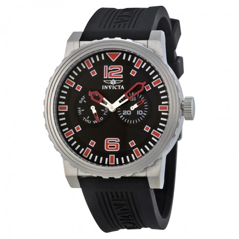Invicta Specialty Multi-Function Black Dial Black Polyurethane Men's Watch 13644 watches