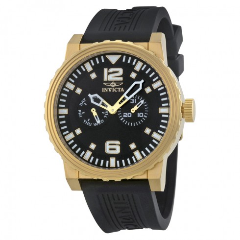 Invicta Specialty Multi-Function Black Dial Black Polyurethane Men's Watch 13646 watches