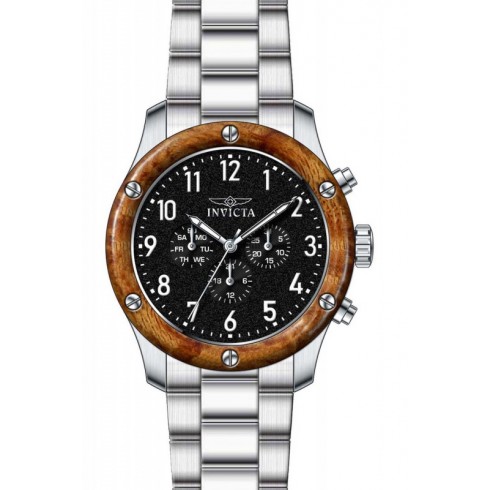Invicta Specialty Multifunction Black Dial Stainless Steel Men's Watch 20486 watches