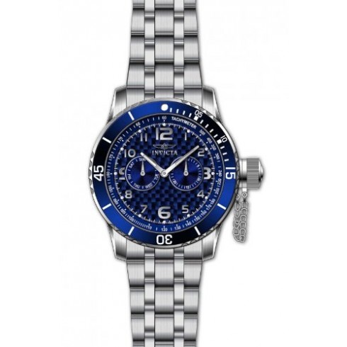 Invicta Specialty Quartz Carbon Fiber Dial Stainless Steel Men's Bracelet 14887 watches