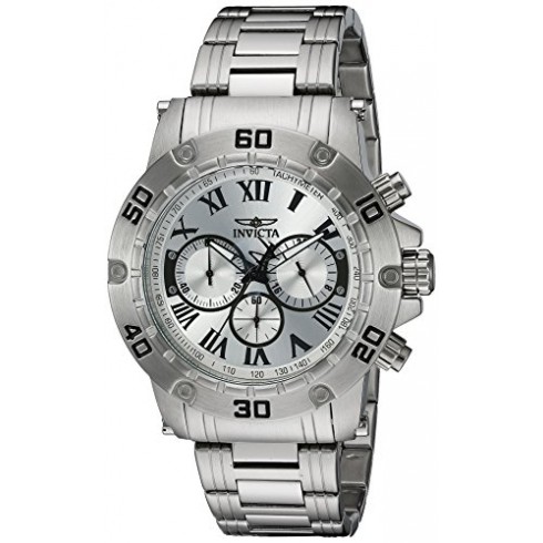Invicta Specialty Silver Dial Men's Chronograph Watch 19695 watches