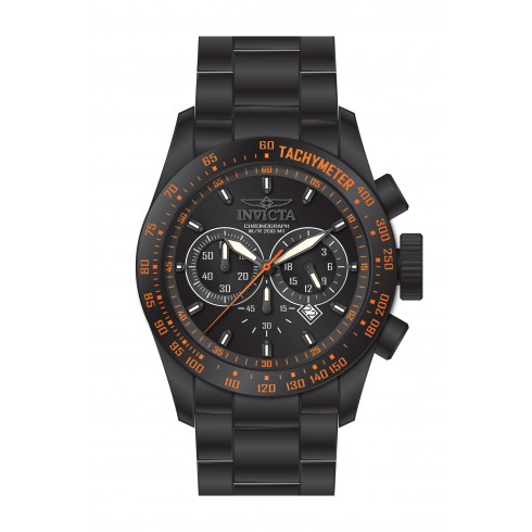 Invicta Speedway Chronograph Black Dial Black Ion-plated Men's Watch 19295 watches