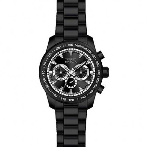 Invicta Speedway Chronograph Black Dial Black Ion-plated Men's Watch 21815 watches