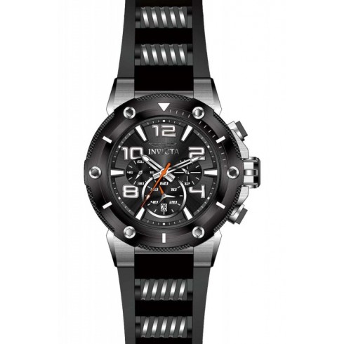 Invicta Speedway Chronograph Black Dial Black Polyurethane Men's Watch 17202 watches