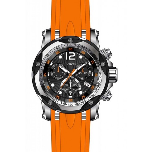 Invicta Speedway Chronograph Black Dial Orange Polyurethane Men's Watch 20072 watches